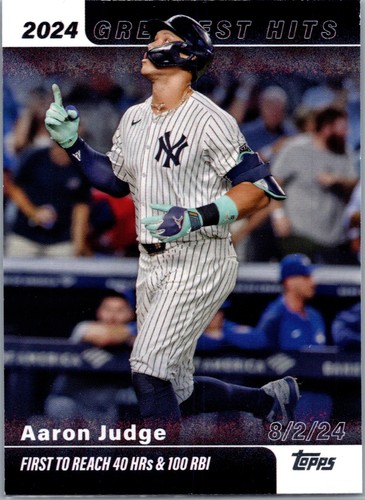 2025 topps aaron - #gh-1, judge