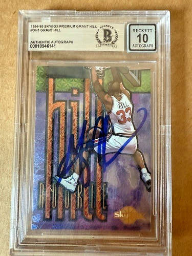 Grant hill rookie autografo - autografo, 10